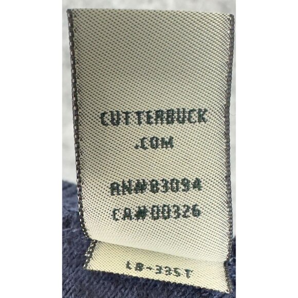 Vtg Cutter & Buck Sweater Vest Men XXL Navy V-Neck Sleeveless Cotton USA Made - Picture 6 of 9